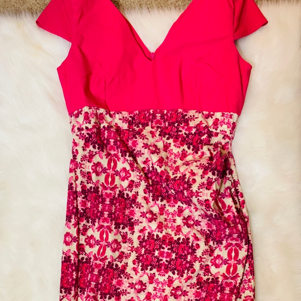 Vesper 2-In-1 Pencil Dress With Printed Skirt